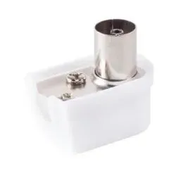 Koaxial-Winkelkupplung, Schraubanschluß, klein