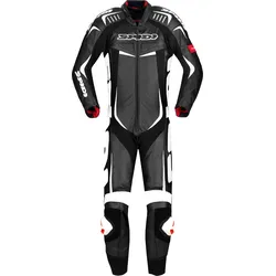 Spidi Track Wind Pro, Lederkombi 1tlg. - Schwarz/Weiß - 46