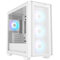 A21 PLUS TG ARGB , Tower-Gehäuse weiß, Tempered Glass