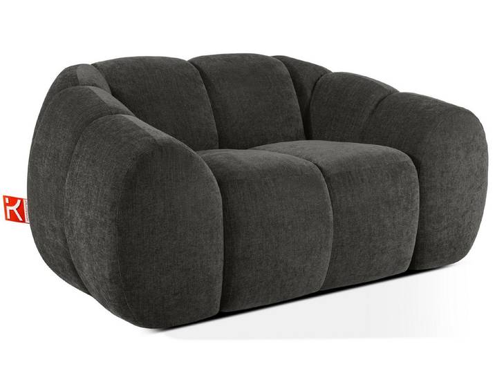 KONSIMO® Sessel FLAVA Einzelsessel, handgefertigt, Premiumqualität aus EU (Relaxsessel), mit Wellfedern, Retro-Modern, höchster Komfort