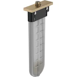 Hansgrohe sBox Wannenrandset eckig Brushed Bronze, DN15, 9,5 l/min, 0-30 mm Spannbereich, 80 mm Mindest-Wannenrandbreite