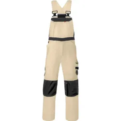 Latzhose "20195" Attitude - 64 - sand/dunkelgrau