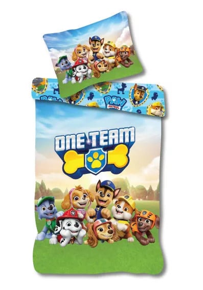 Paw Patrol One Team peuterdekbedovertrek