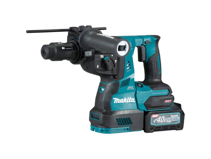 Makita - Perfo-burineur Sds-plus 40 V Max Li-ion 4ah 28 Mm Hr004gm201
