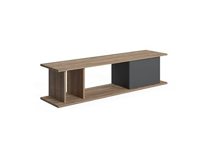 Amazon-Marke: Movian TV-Ständer Luur, Lowboard-Schrank, 140 x 35 x 34 cm, Eiche-Grau