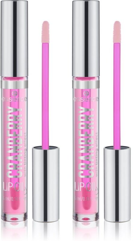 essence Cranberry DUO lip oil duo-pack