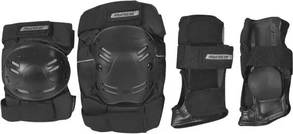 Protektoren Set Powerslide Standard (XL - Schwarz)
