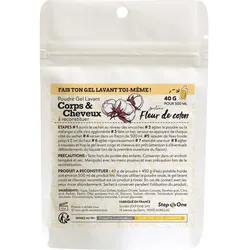 2 In 1 Shampoo & Duschgel Pulver Baumwollblüten 40 G