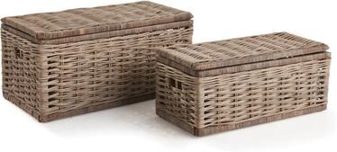 Porch and Petal Normandy Storage Trunks, Set Of 2