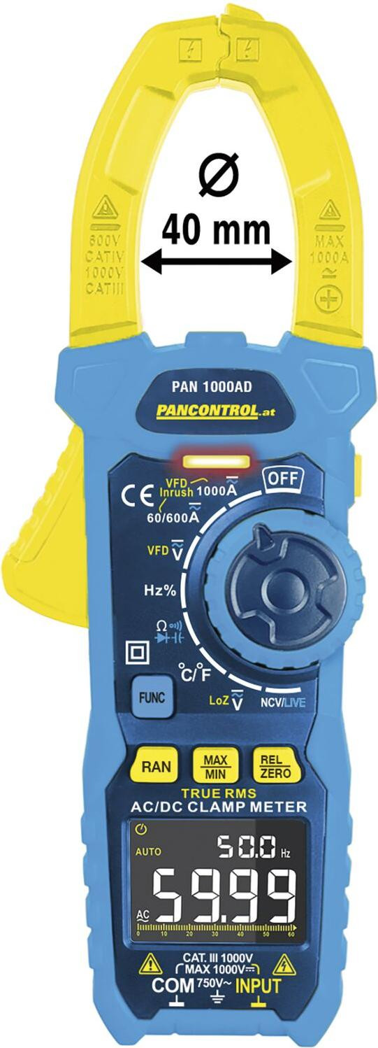 PANCONTROL True-RMS stroomtang PAN 1000AD