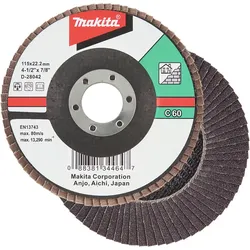 Makita Fächerschleifscheibe 115mm C60F - D-28042