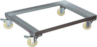 Rollrahmen für Kasten im EURO-Maß, 800 x 600 mm, Tragkraft 400 kg