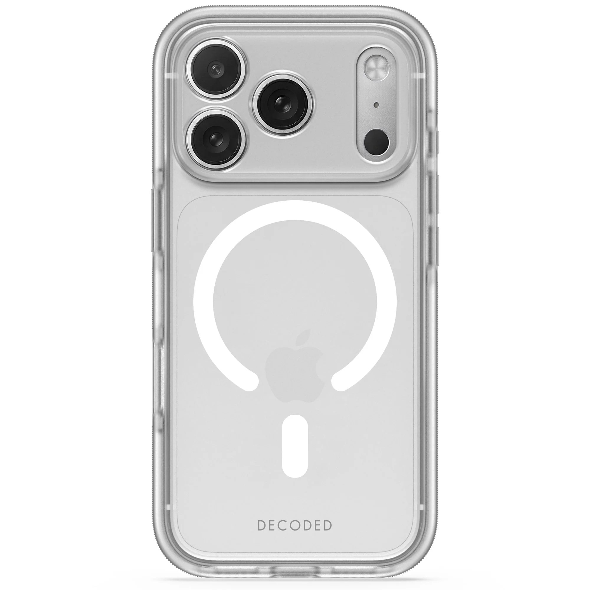 Decoded DropTec Transparent Backcover iPhone 18 Pro Frostet White