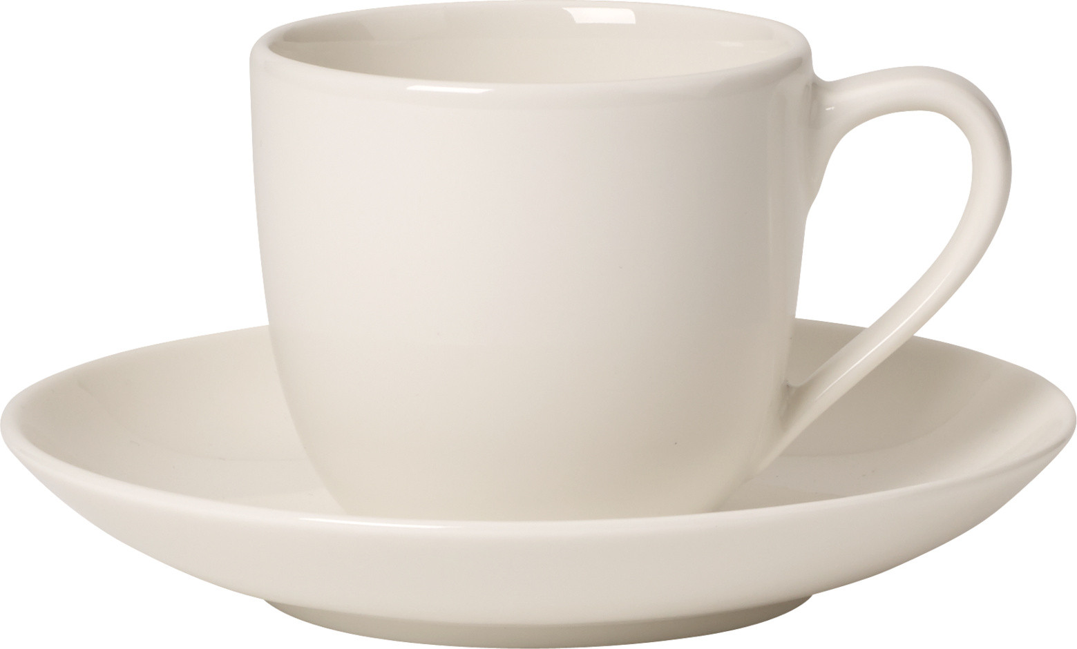 Villeroy & Boch For Me Espressoset voor 2 personen, B: 14,0 cm, D: 14,0 cm, H: 14,5 cm