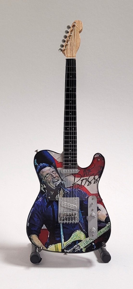 Bruce Springsteen USA The Boss Miniatuur Gitaar Collectible Decoratie