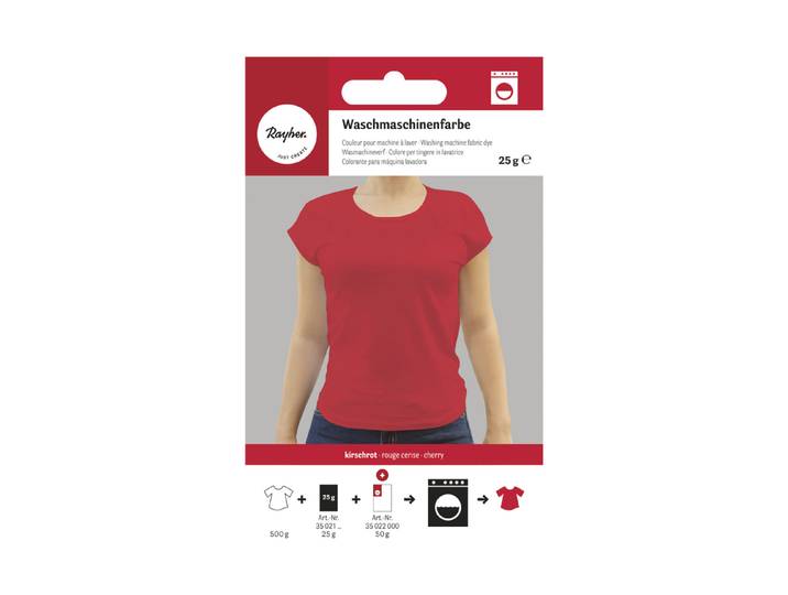 Rayher Waschmaschinenfarbe Kirsche 25 g