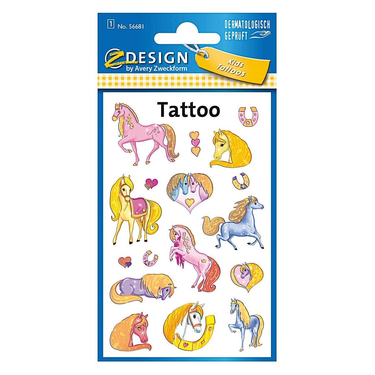 Z-Design Kinder Tattoos (10 Sticker) (56681)