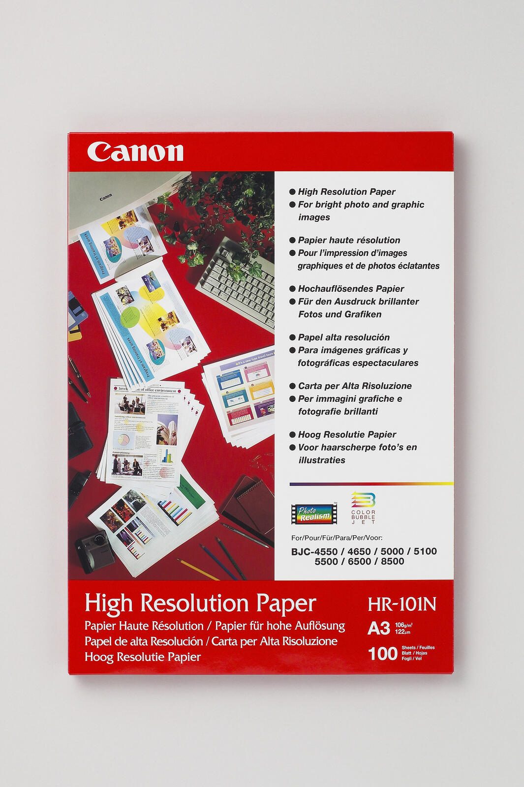 Canon HR-101N Papier hochauflösend A3 297x420mm 106 g/m² - 100 Blatt 1033A005