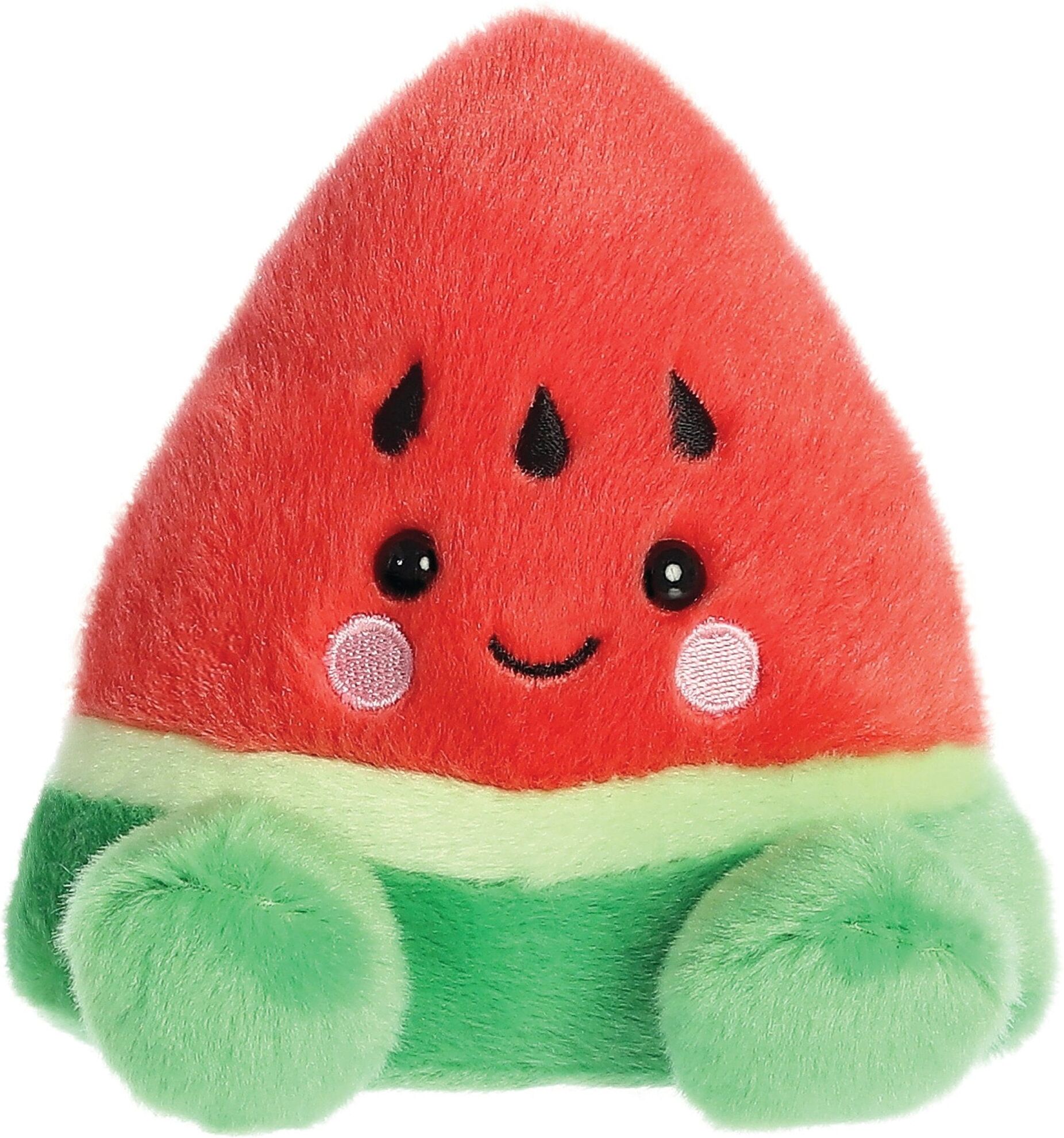 Aurora: Palm Pals Sandy Watermelon 5" Plush Toy for Children - Eco-Friendly, Suitable from Birth