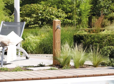 GRAFOTTOGMBH GRANIT Wasserzapfsäule lightwood, incl. Auslaufhahn 08426613