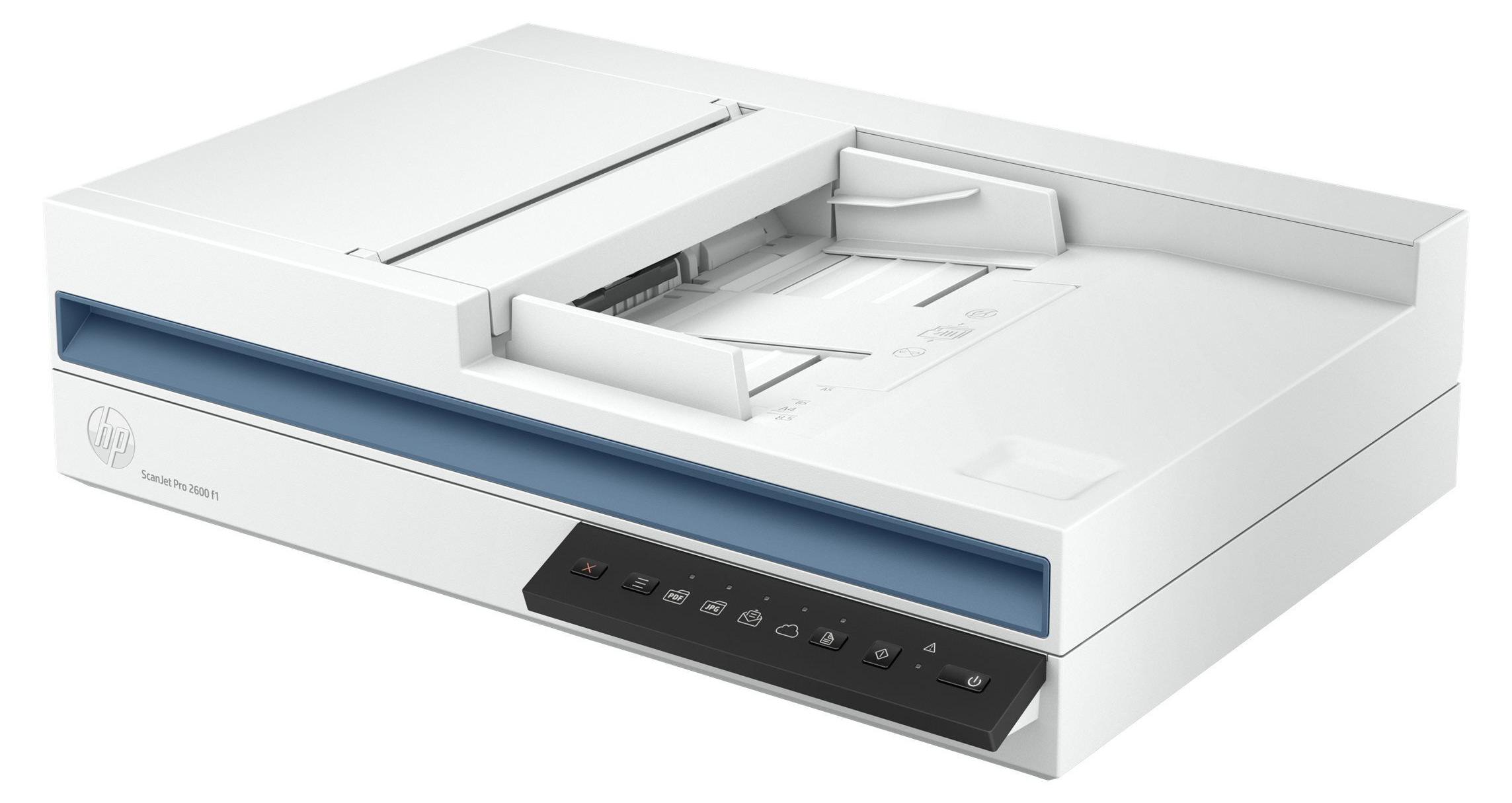 HP ScanJet Pro 2600 f1, 89 x 148 mm, 1200 x 1200 DPI, 1200 x 1200 DPI, 48 Bit, 24 Bit, 25 Seiten pro Minute