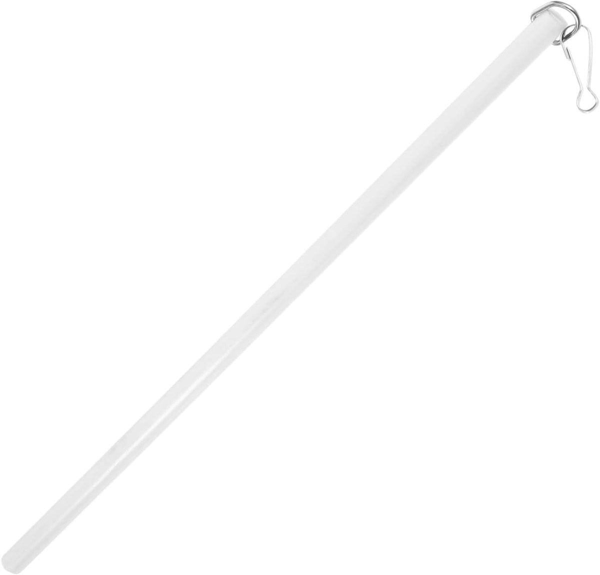 Witte gordijn trekstang voor het bedienen van rolgordijnen en jaloezieën, 30,30 cm