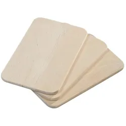 Kesper Frühstücksbrettchen 3er 69003, Schneidebrett, Braun