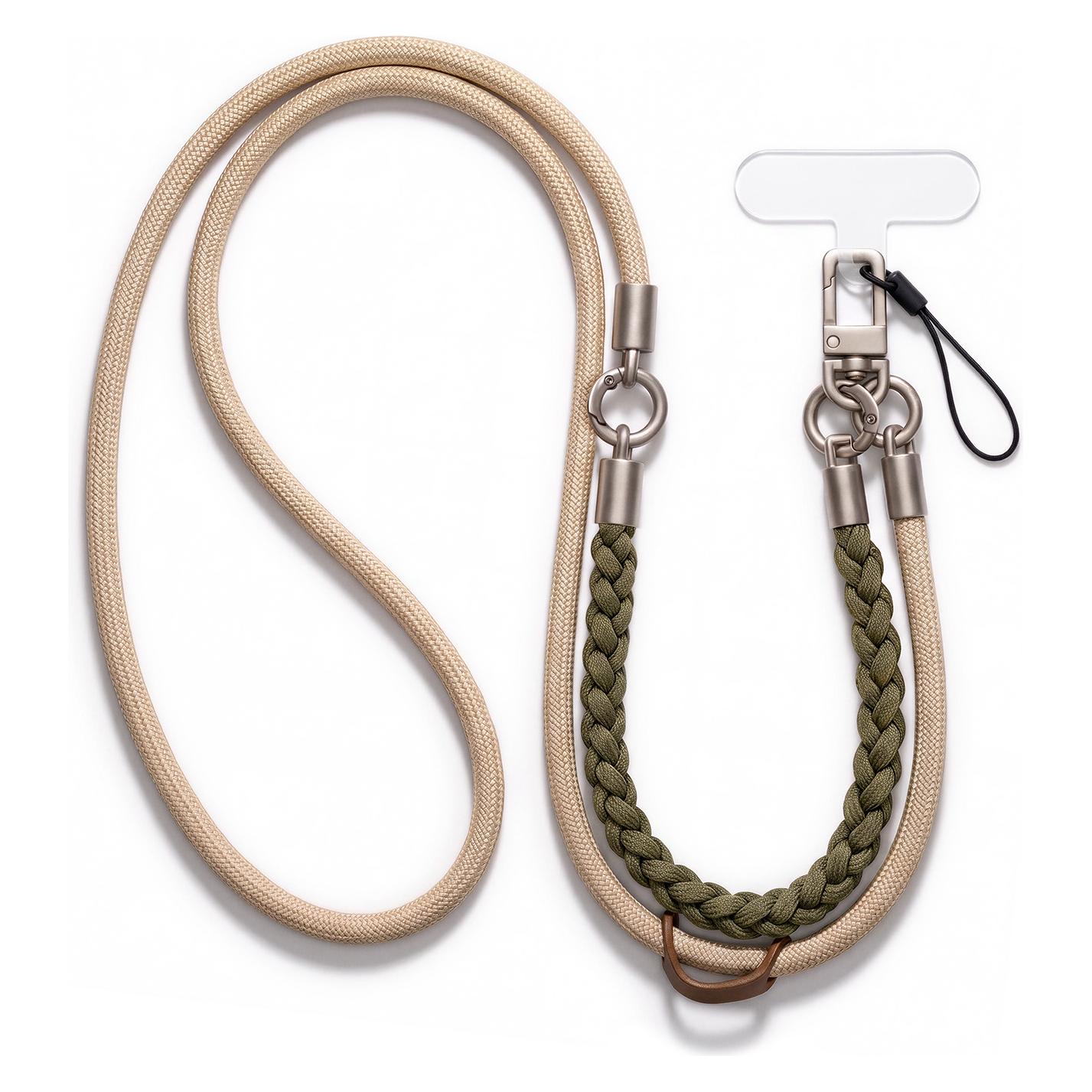 Etteri Flexi-Trageband 2-in-1 für Handys, beige (77251102)