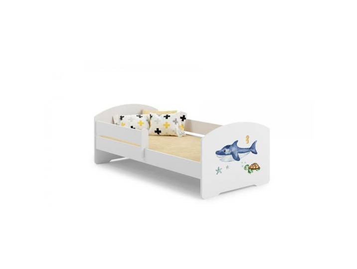 Lit enfant LUK BAR 160x80 REQUIN avec matelas