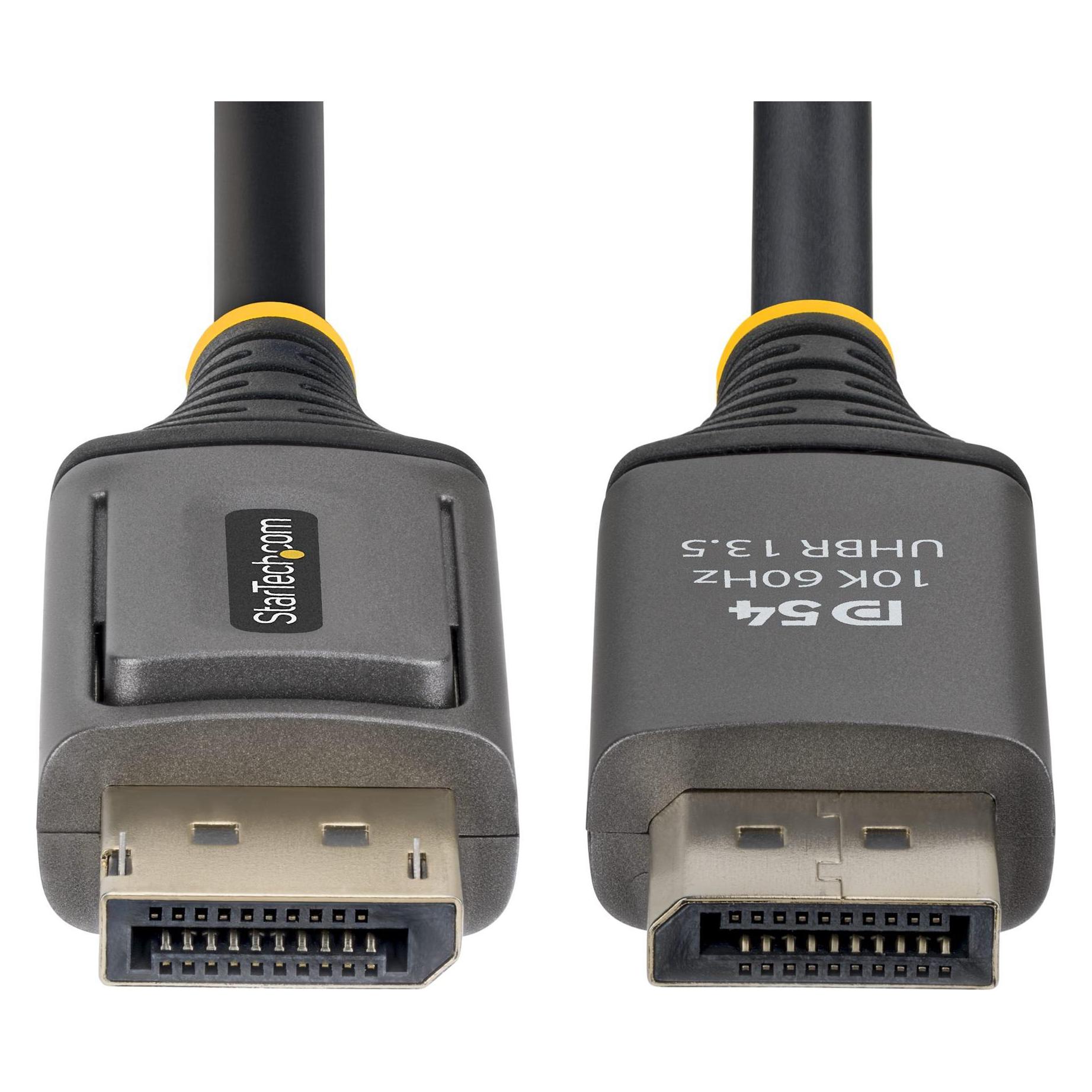 StarTech .com DP21V-3M-DP54-CABLE, 3 m, DisplayPort, DisplayPort, Mâle, Mâle, 15360 x 8640 pixels (3 m) (DP21V-3M-DP54-CABLE)