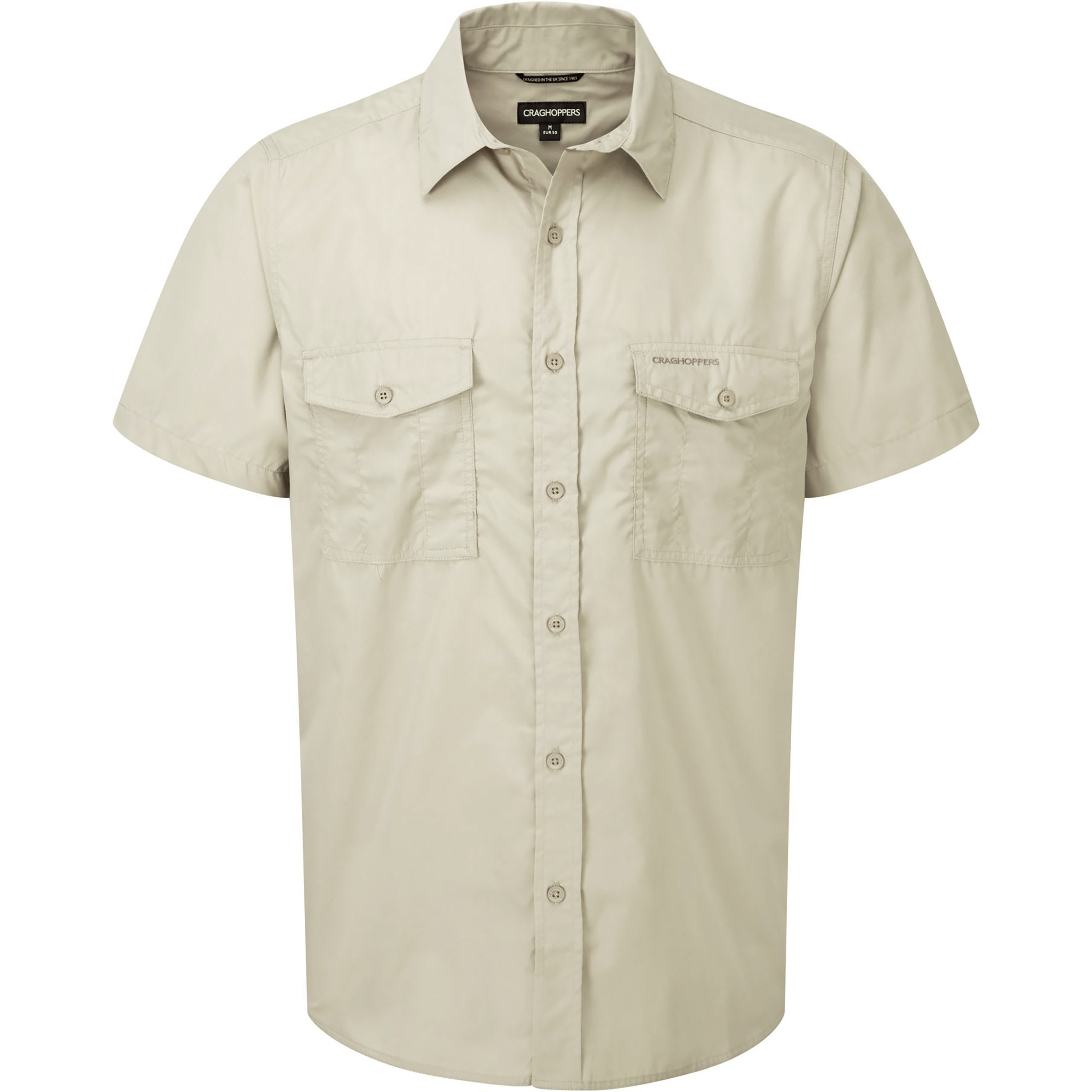 Craghoppers Kiwi Herren Hemden beige Größe XXL Camping Klein verpackbar