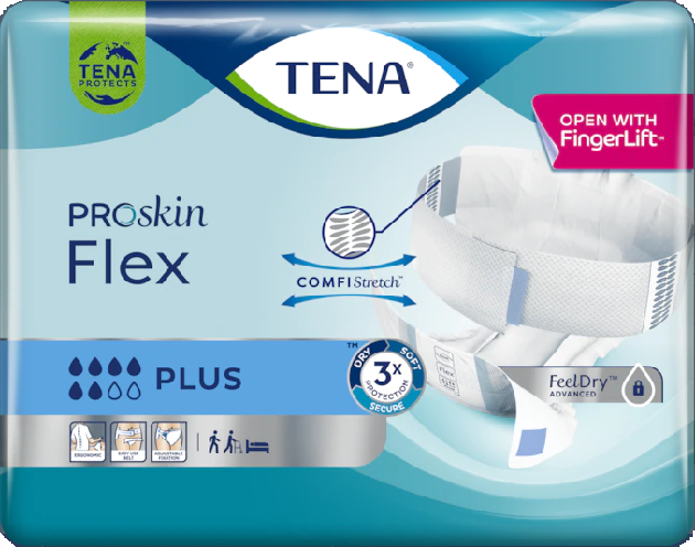 Tena Flex Plus tamanho M 30 unidades