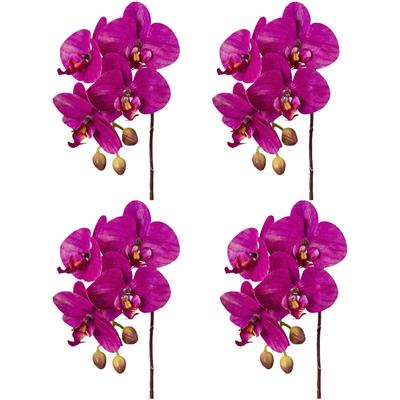Kunstorchidee CREATIV GREEN "Orchidee Phalaenopsis", lila (orchidee), H:44cm, Kunstpflanzen, mit real-touch-Blüten