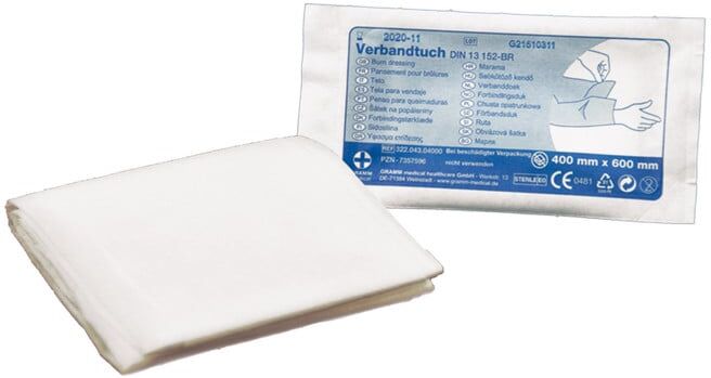 Gramm Medical Compresse stérile, DIN 13 152-BR, 400 x 600 mm (322.043.04000)