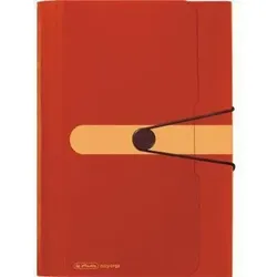 Herlitz Fächermappe 11411279 12Fächer Recycling PP orange