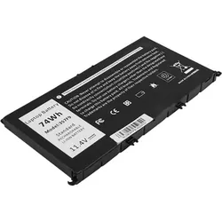 Avizar Laptop-Akku Dell Inspiron 15 7000 Serie (3 Zellen, 6490 mAh), Notebook Akku, Schwarz