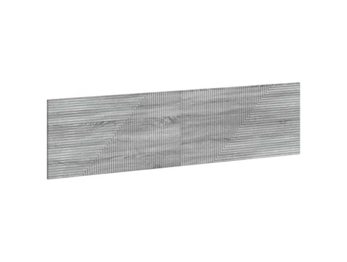 Makastle Kopfteil Wandmontiert Sonoma-Grau Holzwerkstoff 200x50 cm Feuchtigkeitsresistent