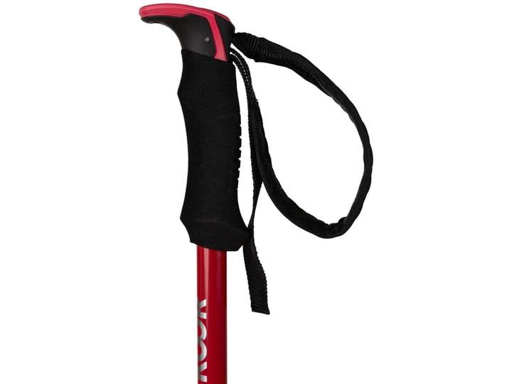 KOOR Wanderstock Alli Aluminium Rot/Silber 135 cm - Wanderstock