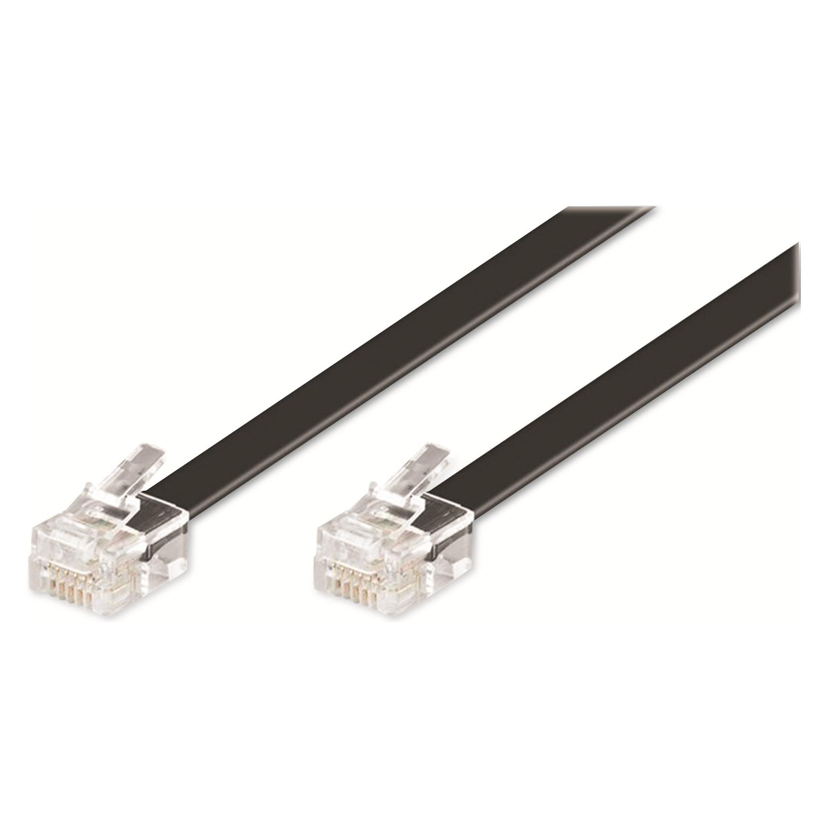 Goobay Modularanschlusskabel, Schwarz, 10 m (50323)