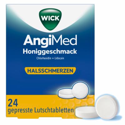 WICK Pharma - Zweigniederlassung der Procter & Gamble GmbH WICK AngiMed Honiggeschmack 5 mg/1 mg Lutschtabl. 24 St 18447954