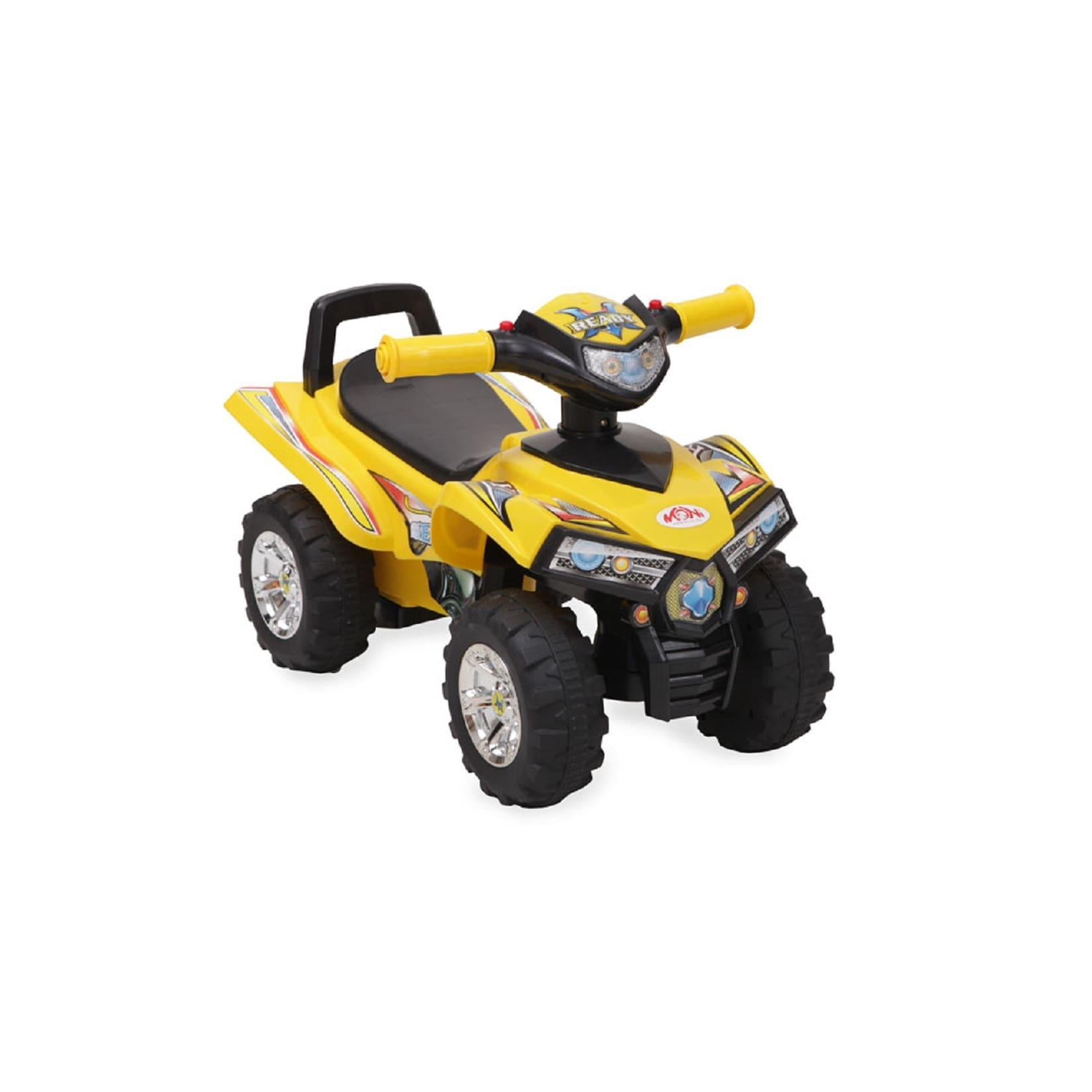 Rutschauto ATV 551 ab 1 Jahr mit Musikfunktion, Hupe, Quad Design gelb