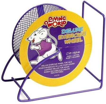 Hagen Rueda de ejercicio Metal para roedores Living World.  (12,5 cm)