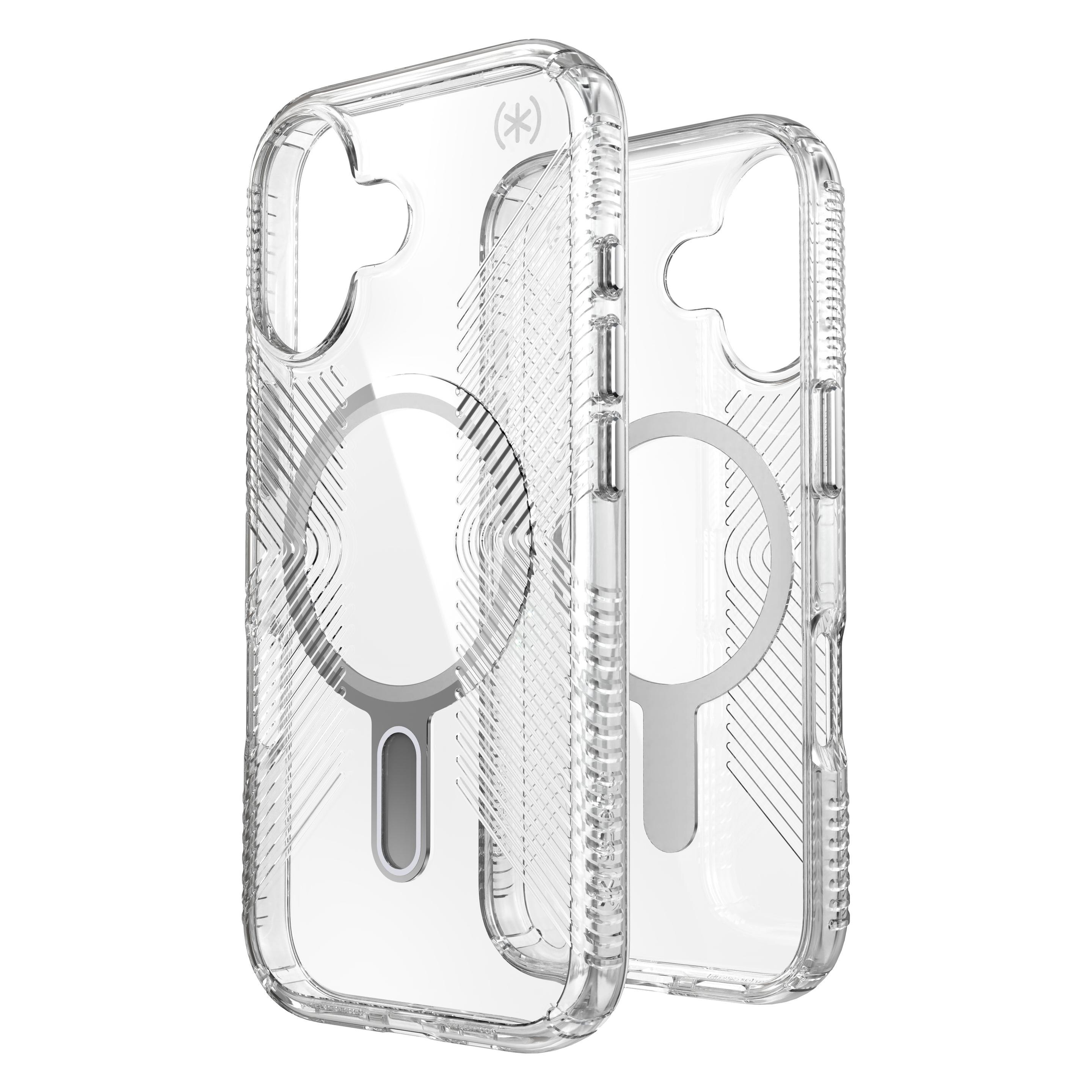 speck Presidio Perfect Clear Grip + ClickLock Apple iPhone 17 Clear - with Microban (Apple iPhone 17) (150956-3199)