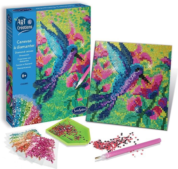 Art & Créations Canevas à diamanter Colibri - Sentosphère