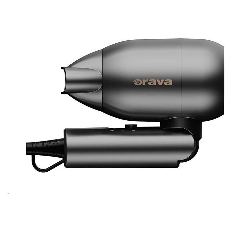 Orava HD-407 Reisehaartrockner, schwarz (1300 W) (HD-407)