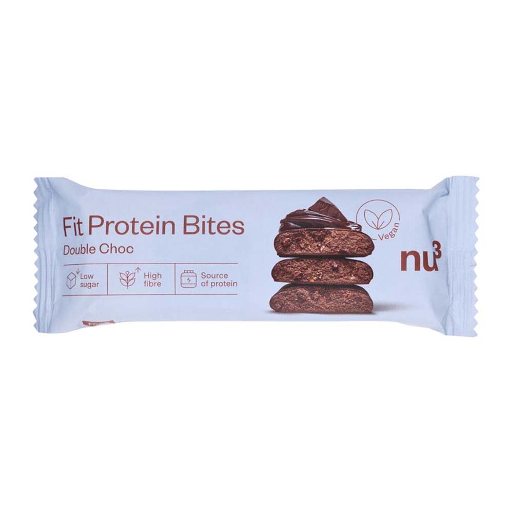 nu3 Fit Protein Bites Double Choc 60 g Riegel