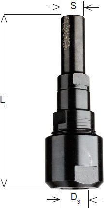 AKE Knebel GmbH & Co. KG Verlängerung C796 12 x 12 x 81 mm