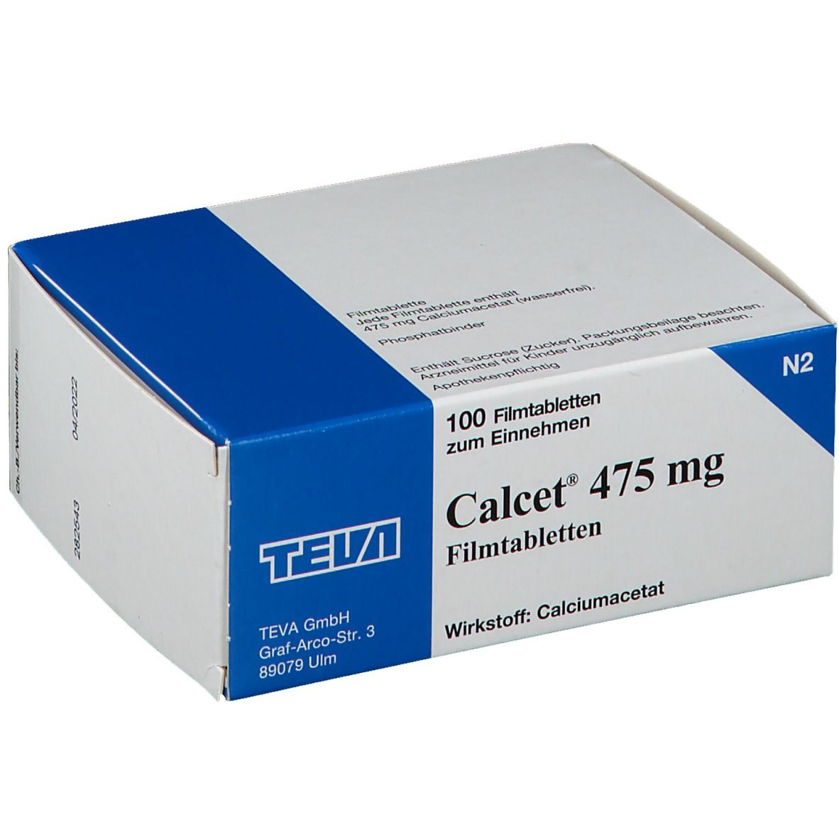 Calcet 475 mg Filmtabletten 100 St