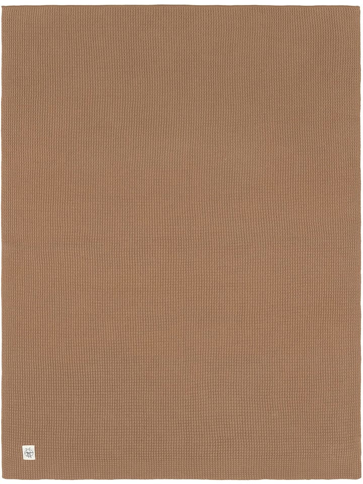 Lässig Strickdecke in Hellbraun - (L)100 x (B)80 cm - onesize