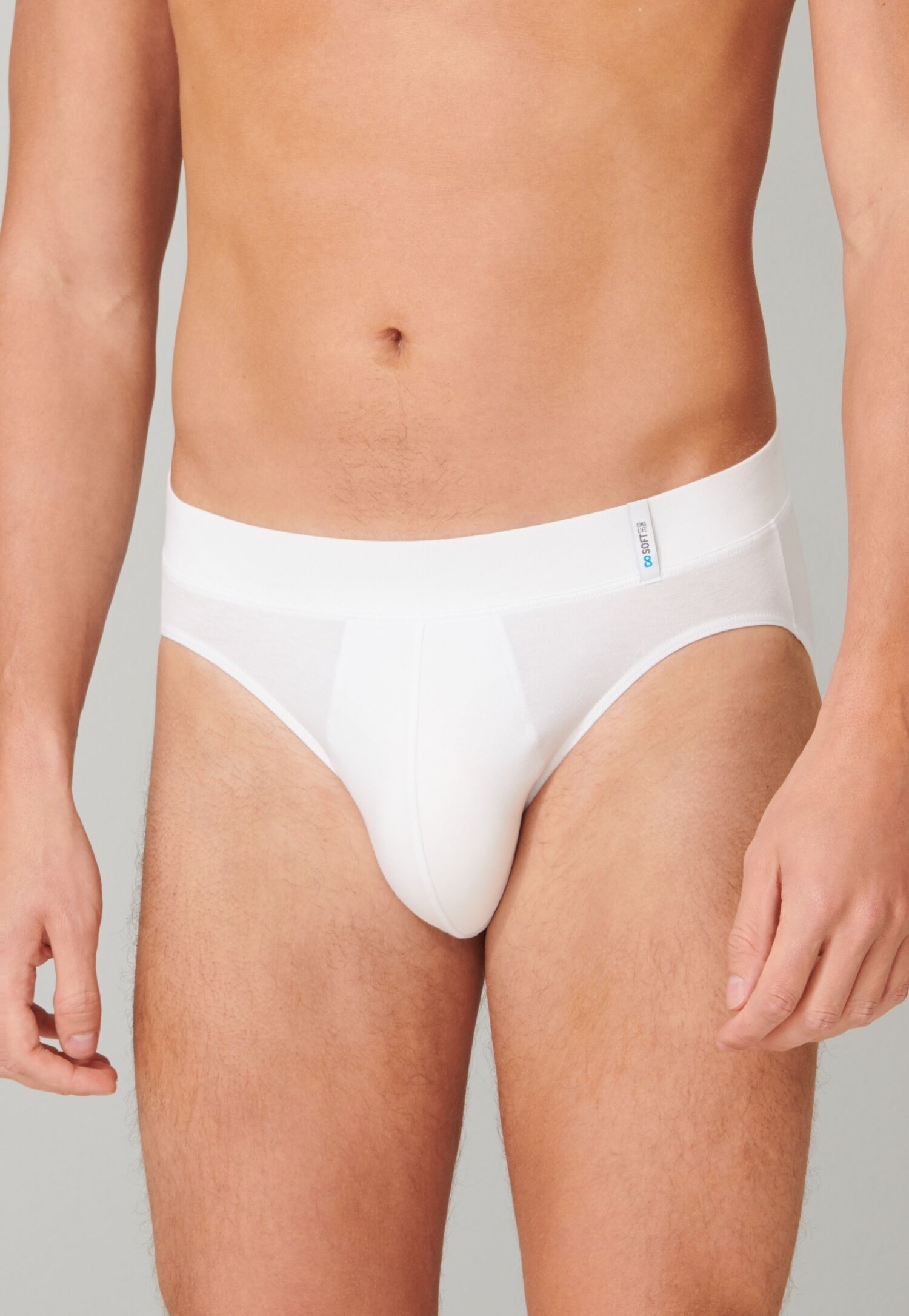 Rioslip SCHIESSER "Long Life Soft", Herren, Gr. 8, weiß (100, weiß), Single Jersey, Obermaterial: 45% Baumwolle, 45% Modal, 10% Elasthan, körpernah, Unterhosen Rioslip, ohne Eingriff, optimales Feuchtigkeitsmanagement